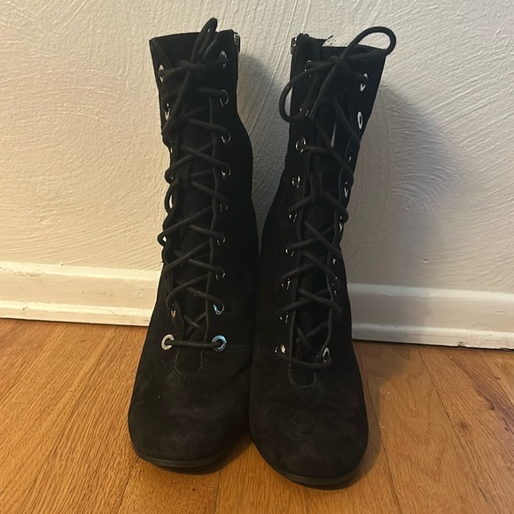 Vince Camuto Black Heeled Boot - Picture 1 of 6